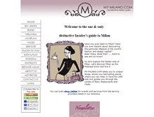 Tablet Screenshot of my-milano.com